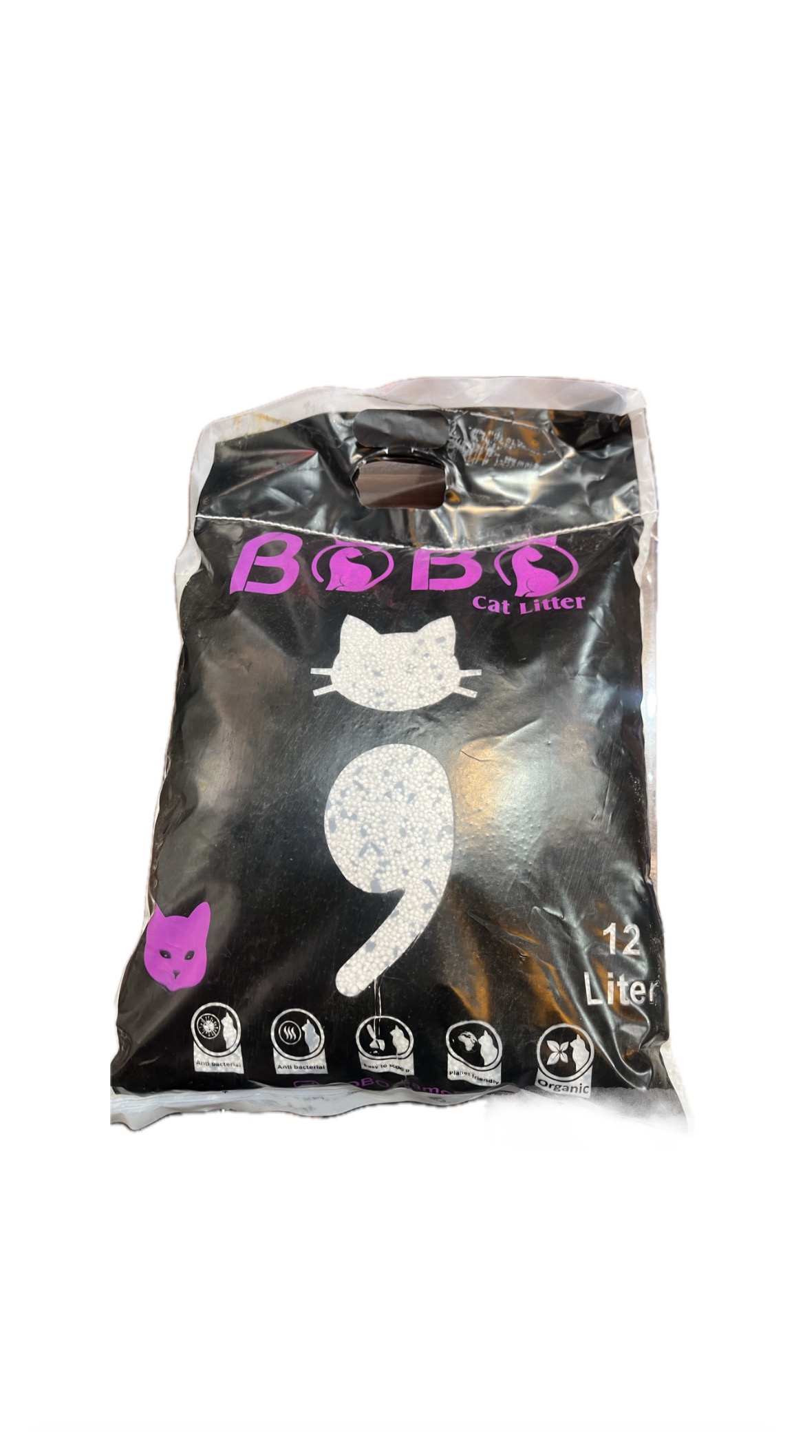خاک بستر گربه مارک bobo کربن دار
