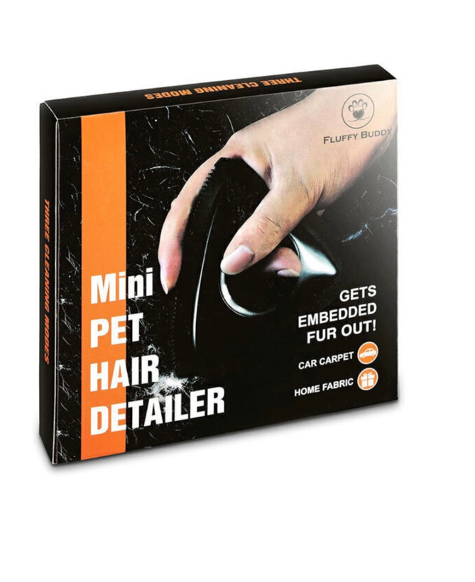 پرزگیر حرفه ای مثلثی سگ و گربه mini pet hair detailer