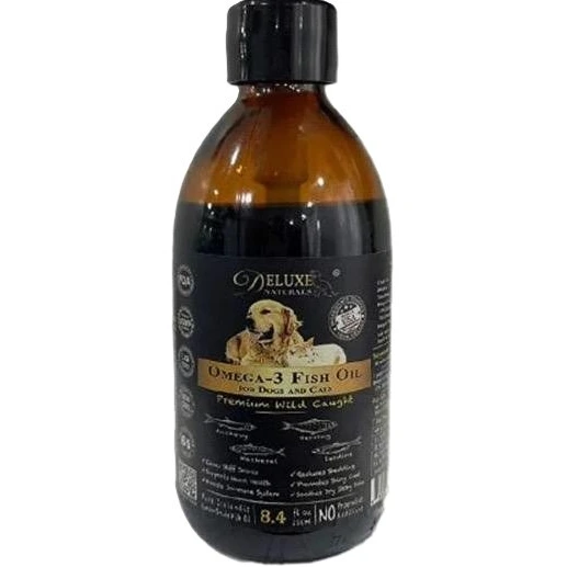 روغن ماهی دلوکس مخصوص سگ و گربه ( ضد ریزش مو)